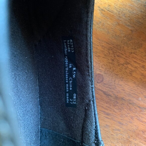 Clarks Bendables size 8.5 black dress work leather shoes - Picture 8 of 8